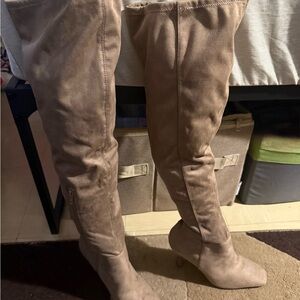 Mix No. 6 Taupe Over the Knee Boots
